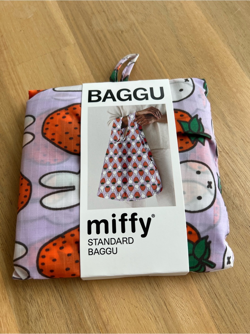 NWT BAGGU & Miffy Standard Reusable Tote Bag